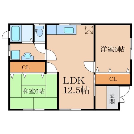 三浦様貸家　３号棟の物件間取画像